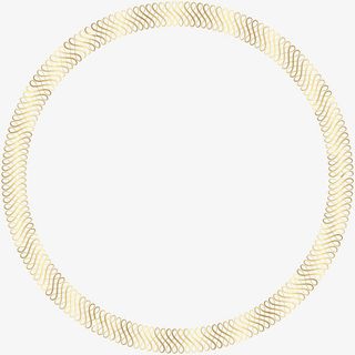 圆形底纹法式边框PNG图片免抠