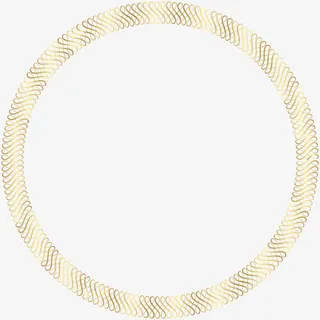 圆形底纹法式边框PNG图片免抠