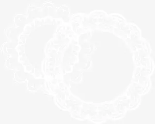 白色花纹PNG矢量元素免抠