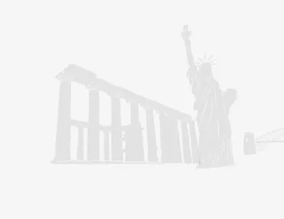 唯美精美建筑自由女神剪影装饰免抠
