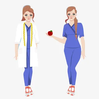 女性护理人员免抠