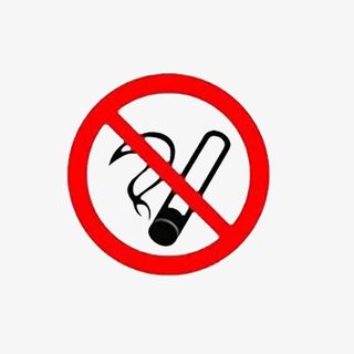 卡通的严禁抽烟标识PNG免抠