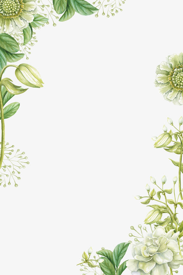 花朵边框免抠