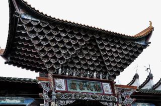 多重斗拱叠加免抠