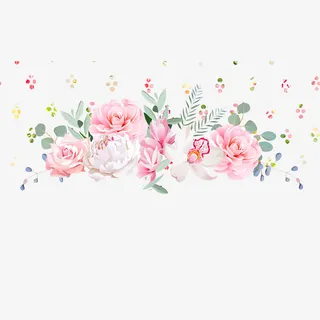 粉色玫瑰花免抠