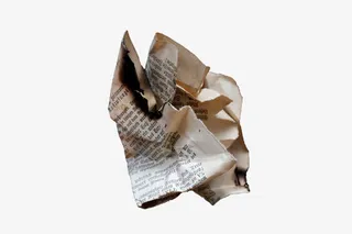 一团揉皱的纸免抠