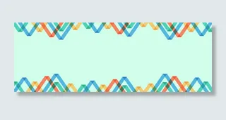 简约线条背景banner高清