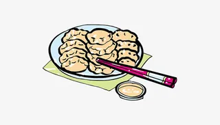 过节日吃水饺免抠