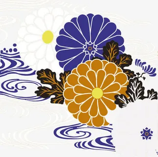 和风底纹免扣素材免抠