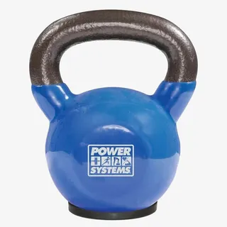 黑色手柄蓝色球形壶铃免抠