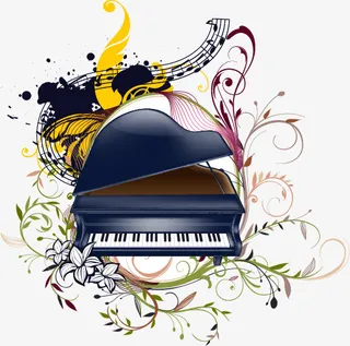 时尚创意音乐图片免抠