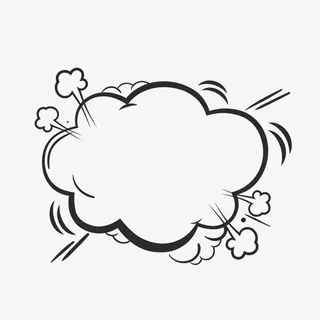 卡通爆炸效果素材免抠