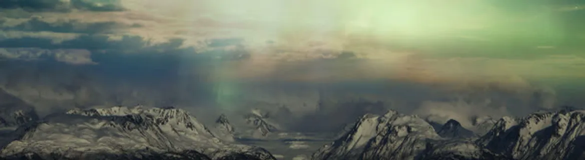 雪山摄影banner壁纸