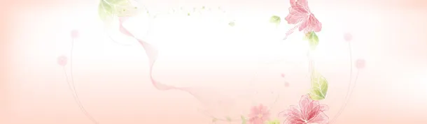 唯美梦幻花朵背景
