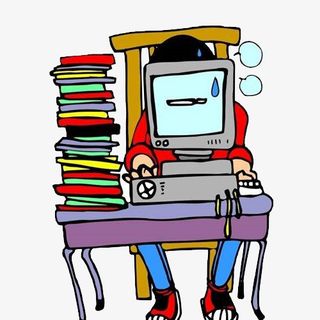 埋头苦干的公务员免抠