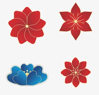 新年春节元旦喜庆装饰免抠