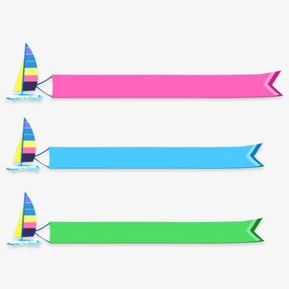 卡通标题栏免抠