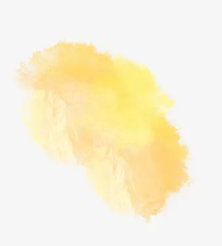 唯美黄色墨迹装饰免抠