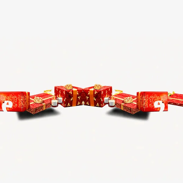 新年礼品盒免抠