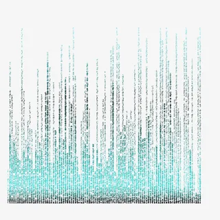 手绘绿色数据底纹免抠图免抠