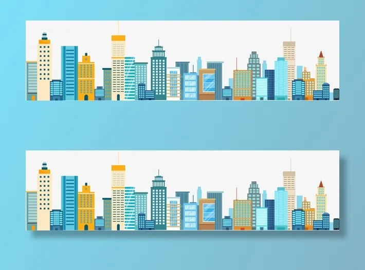 高楼城市马路免抠