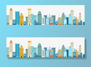 高楼城市马路免抠