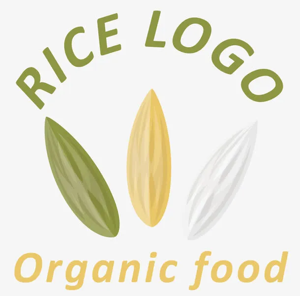 有机大米LOGO免抠