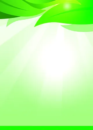 绿色叶子展板素材高清