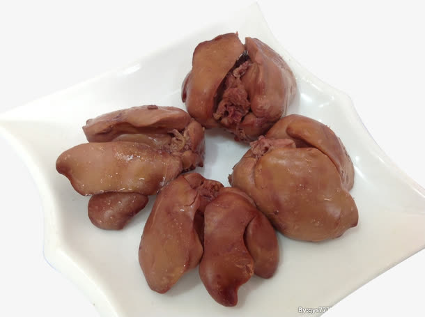 营养健康卤味小吃鸡肝免抠