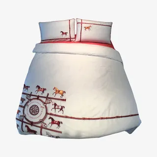 床上用品绣花纯棉四件套免抠