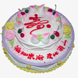 60大寿生日蛋糕免抠