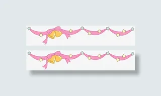 特色甜美分隔线免抠