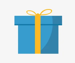 节日礼物盒子免抠