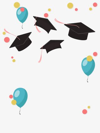 致青春毕业季海报免抠