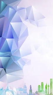 扁平立体几何H5背景高清