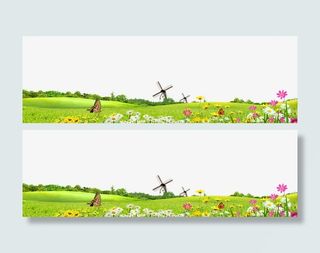 夏季春季绿色背景