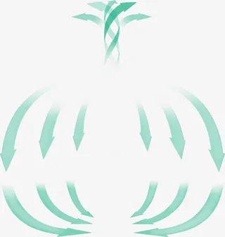 箭头透气素材免抠