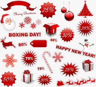 圣诞节饰物免抠