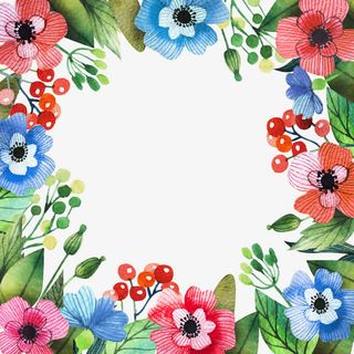 矢量手绘边框免抠