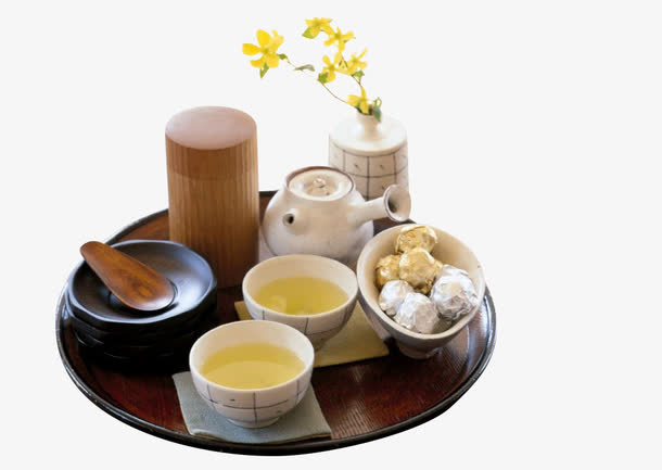茶具套装免抠