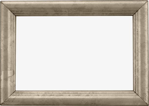 木制矩形相框免抠