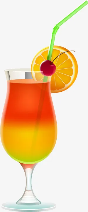 卡通果汁图案素材免抠