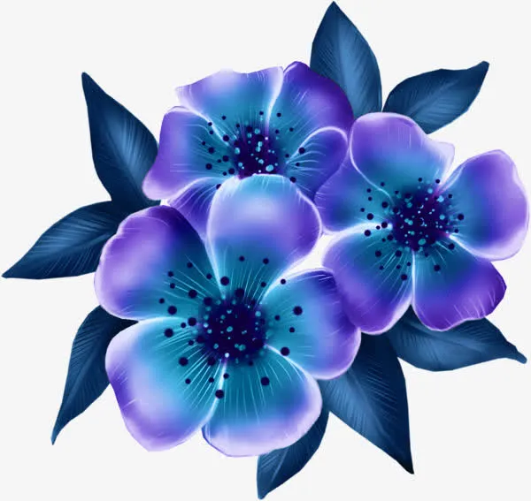 手绘鲜花免抠
