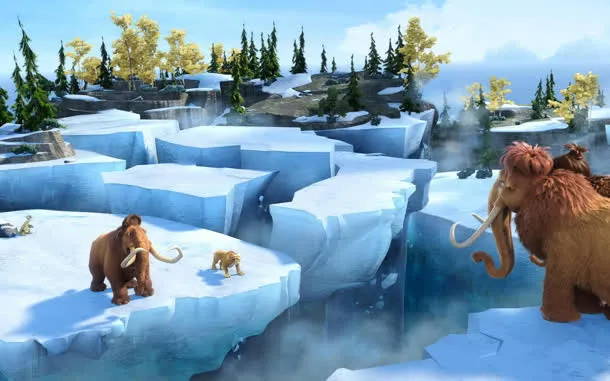 冰河世纪动物冰川免抠