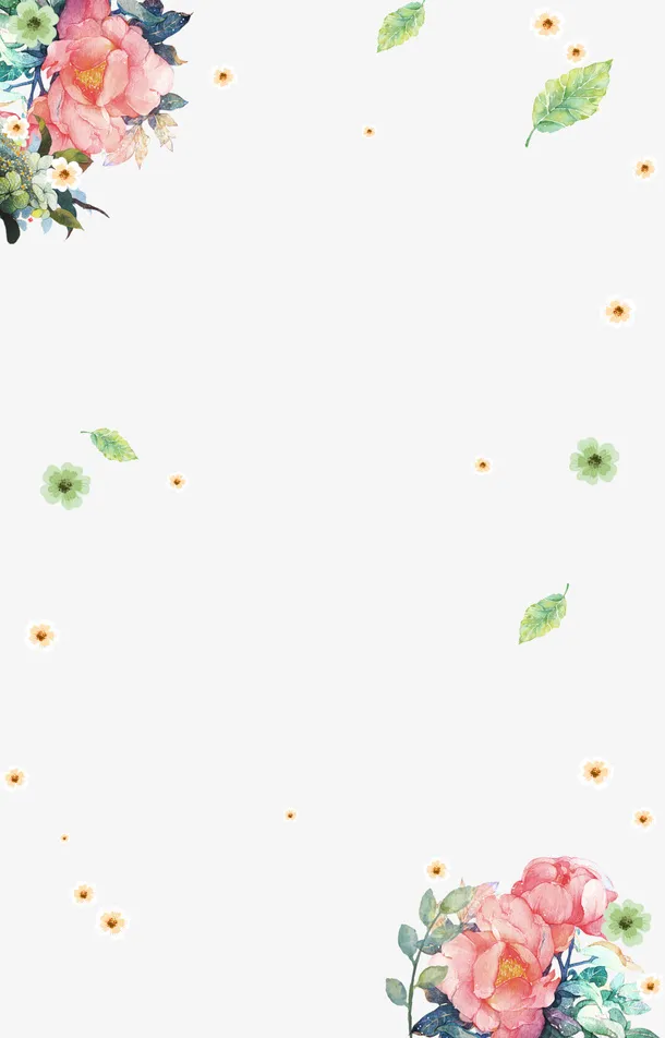 春暖花开花朵装饰免抠
