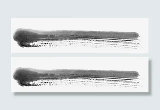 黑色水墨横线毕业季免抠