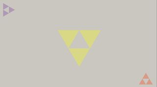 灰色三角拼接背景元素