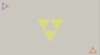 灰色三角拼接背景元素