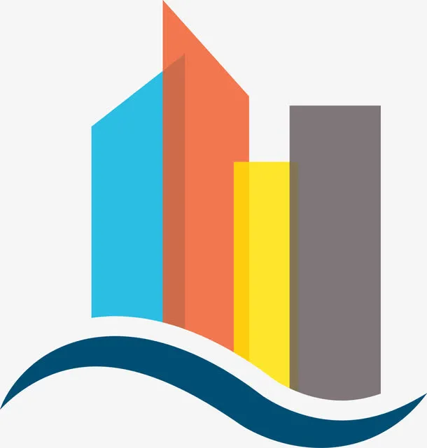 现代简约地产家具矢量LOGO免抠