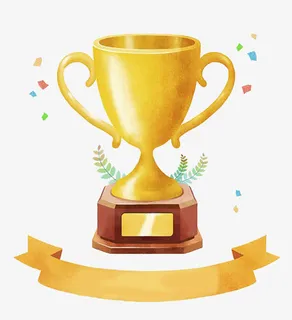 奖杯插画免抠